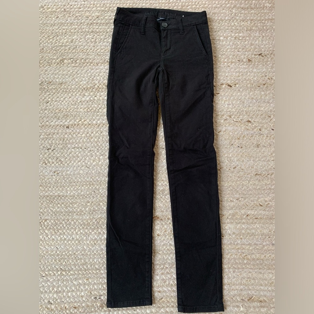American Eagle black pants 00 Women’s Slim Stretch